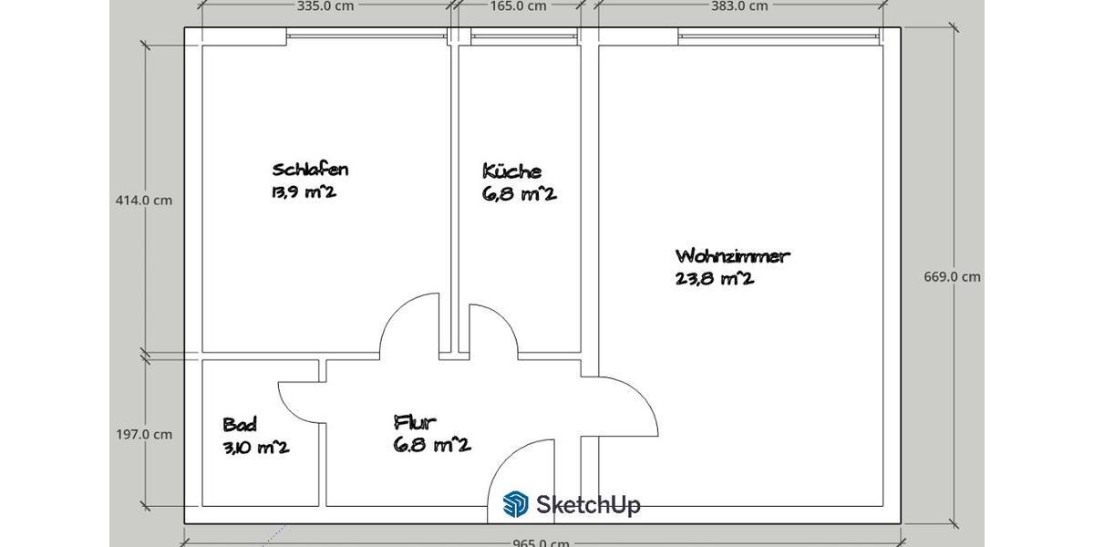 Erdgeschoßwohnung München Schwabing-West - 2 Zimmer, 55 m&sup2;, 585.000&euro; | Angebot:27232439