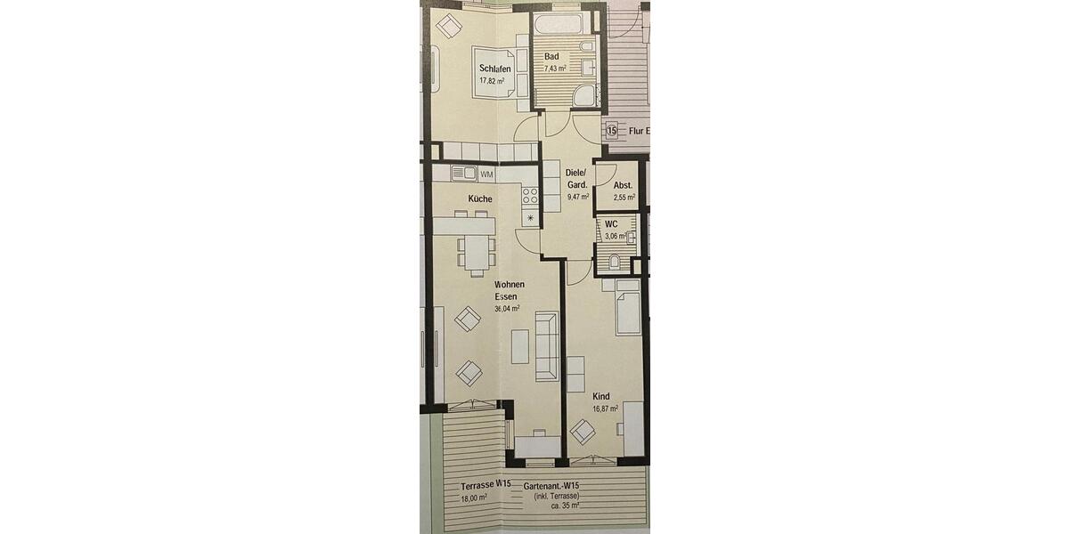 Erdgeschoßwohnung München Moosach - 3 Zimmer, 102 m&sup2;, 869.000&euro; | Angebot:26610818