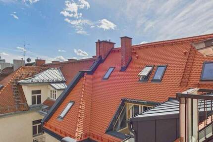 Neubau ROOFTOP Loft im Denkmal | Sonder-AfA | Mit Turm-Blick, Galerie & Südterrasse in Neuhausen 5 zimmer