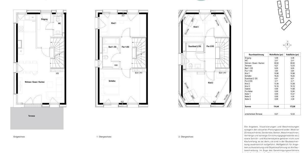 Reihenendhaus München Moosach - 5 Zimmer, 114 m&sup2;, 1.239.900&euro; | Angebot:26117404