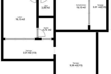 Wohnung München Nymphenburg - 2 Zimmer, 68 m&sup2;, 660.000&euro; | Angebot:26493973