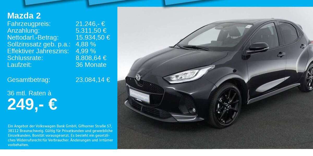 Mazda 2 2.493 km 21.246 € München 80935
