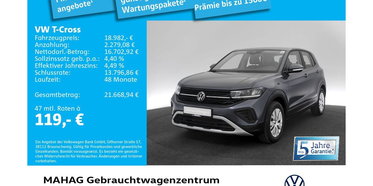 VW T-Cross 5.592 km 18.483 &euro; München 80935