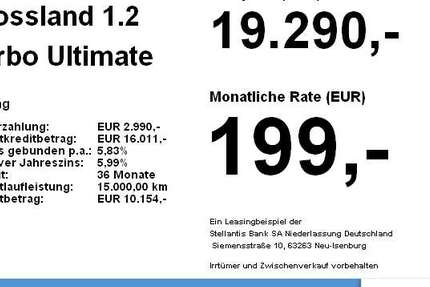 Opel Crossland 44.465 km 19.290 &euro; München 80807