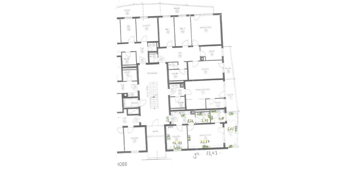 Etagenwohnung Germering - 2 Zimmer, 55 m&sup2;, 325.000&euro; | Angebot:25987659
