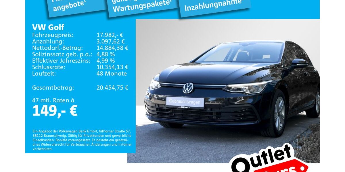 VW Golf 95.662 km 17.982 &euro; Dachau 85221