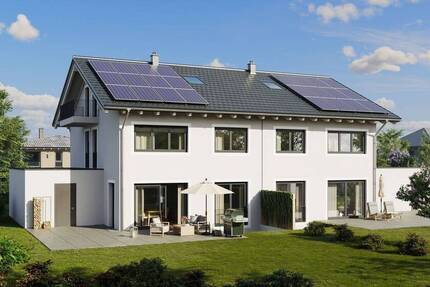 Phantastische Neubau-DHH für die ganze Familie im Grünen