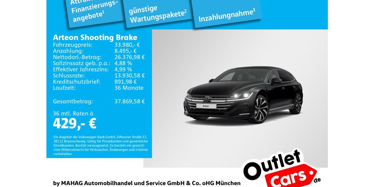 VW Arteon 49.949 km 33.980 &euro; Dachau 85221