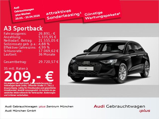 Audi A3 45.260 km 26.443 &euro; Eching 85386