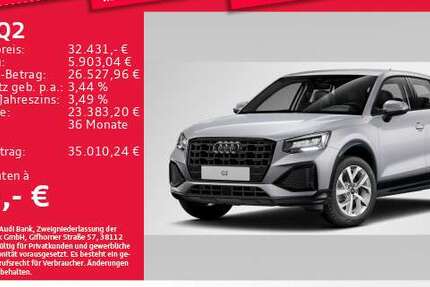 Audi Q2 22.375 km 32.431 &euro; Eching 85386
