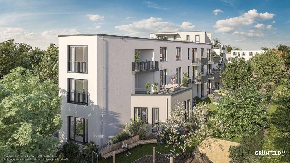 Etagenwohnung München Feldmoching-Hasenbergl - 2 Zimmer, 54 m&sup2;, 570.000&euro; | Angebot:26358392