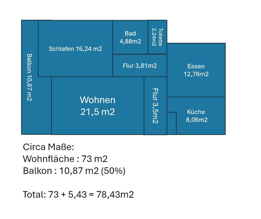 3-Zimmer-Eigentumswohnung mit Balkon