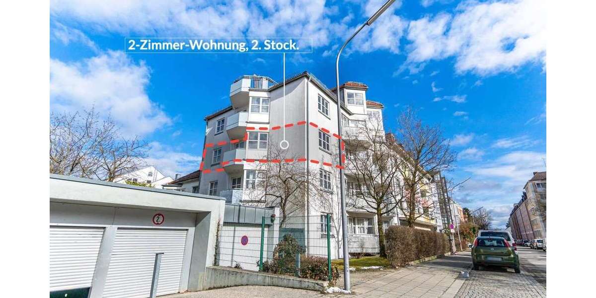 Etagenwohnung München Am Riesenfeld - 2 Zimmer, 56 m&sup2;, 430.000&euro; | Angebot:25880240