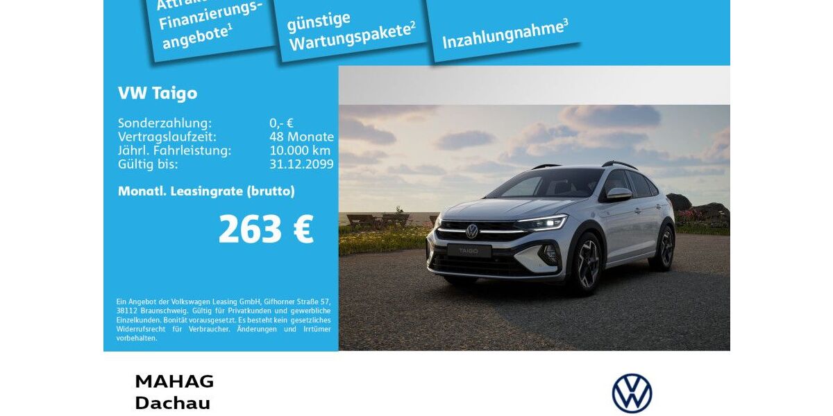 VW Taigo 3.000 km 27.280 &euro; Dachau 85221