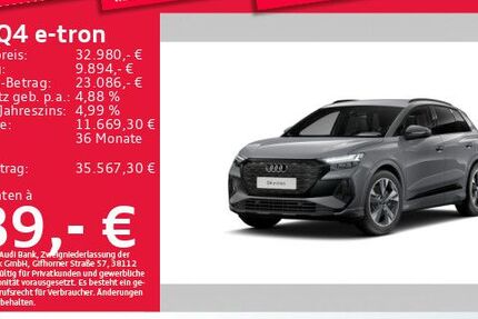 Audi Q4 e-tron 31.960 km 32.971 &euro; München 81825