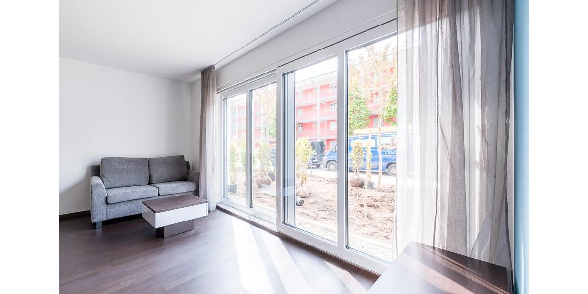 Erdgeschoßwohnung München Am Riesenfeld - 1.5 Zimmer, 39 m&sup2;, 1.219&euro; | Angebot:25793843