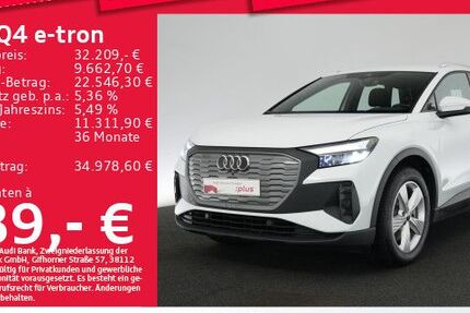 Audi Q4 e-tron 47.817 km 32.209 &euro; Eching 85386
