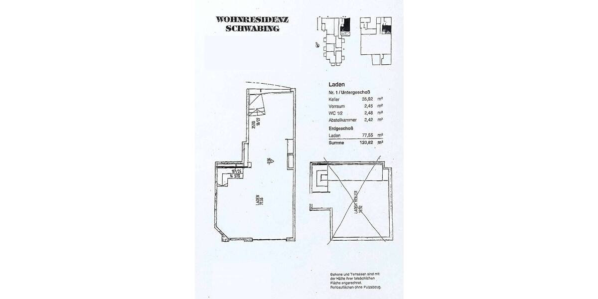 Gewerbeobjekt München Maxvorstadt - 3 Zimmer, 895.000&euro; | Angebot:26140034