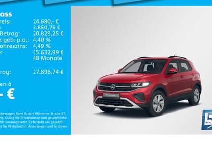 VW T-Cross 8.004 km 24.680 &euro; München 80687
