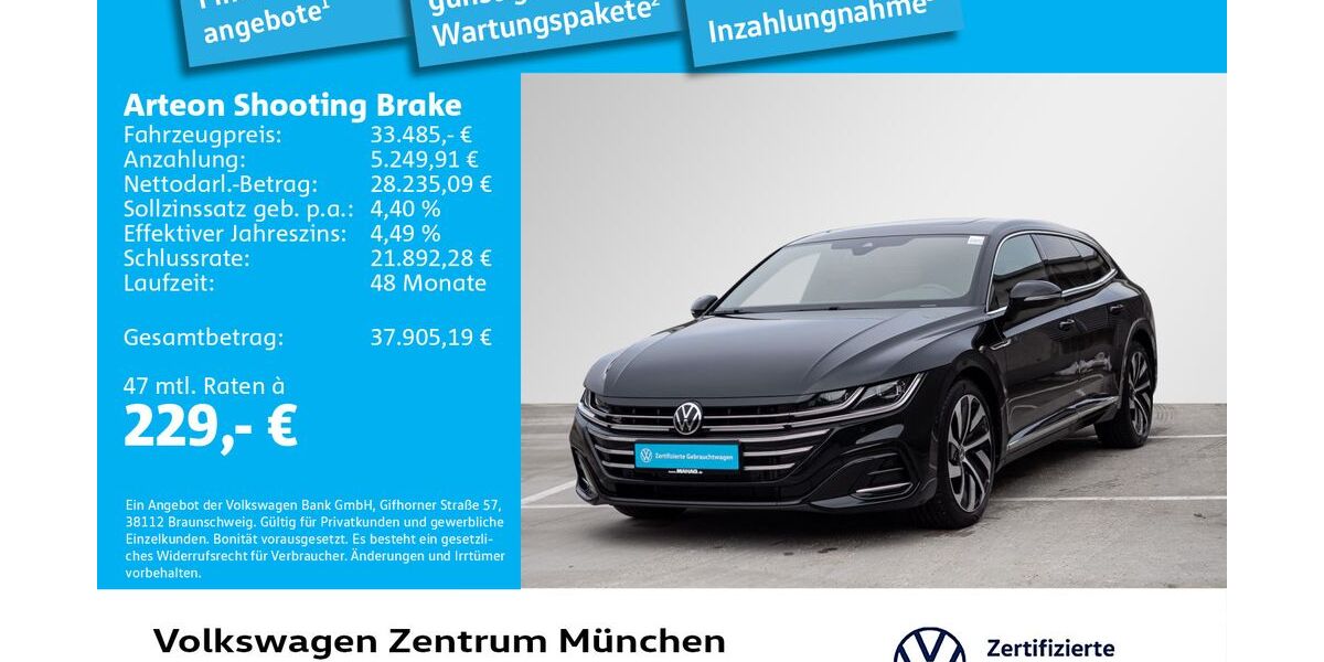 VW Arteon 31.375 km 32.499 &euro; München 80687