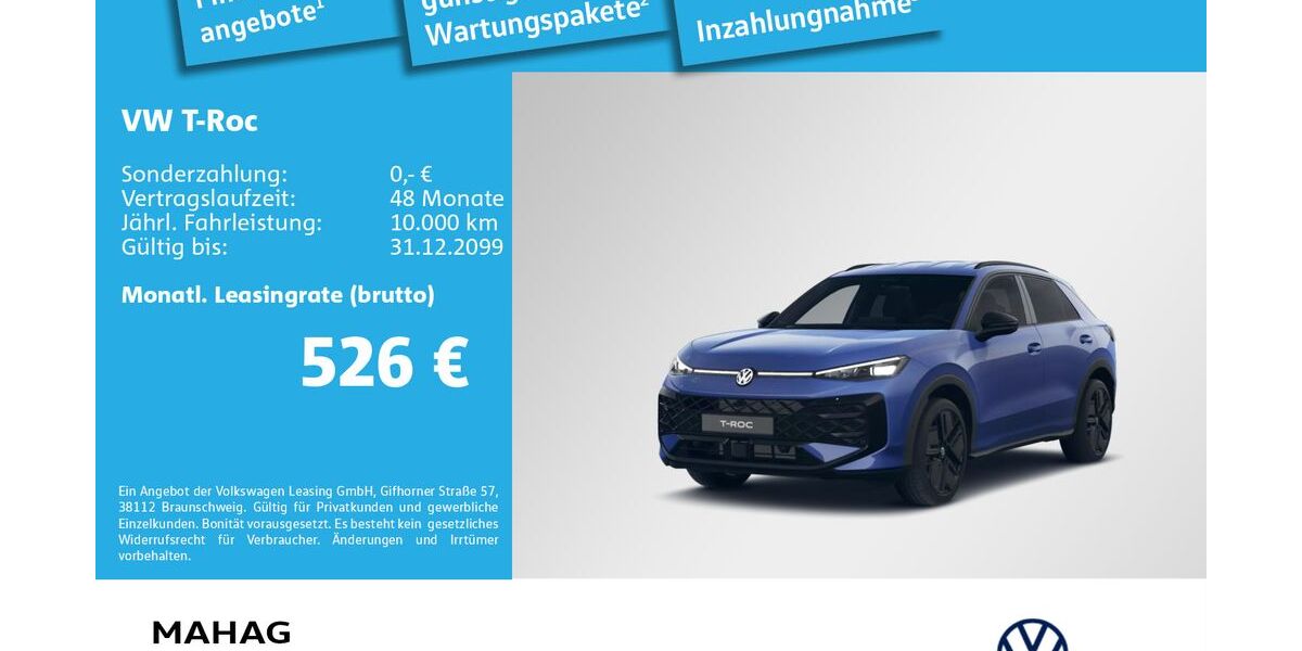 VW T-Roc 3.000 km 40.690 &euro; Dachau 85221