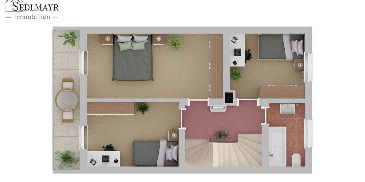 Reihenmittelhaus Olching / Geiselbullach Geiselbullach - 5 Zimmer, 125 m&sup2;, 630.000&euro; | Angebot:25689710