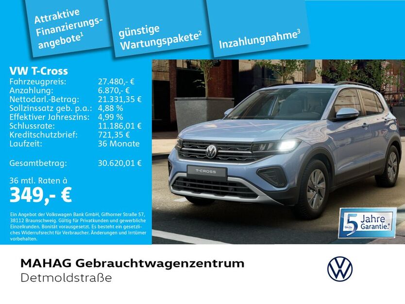 VW T-Cross 11.523 km 27.480 € München 80935