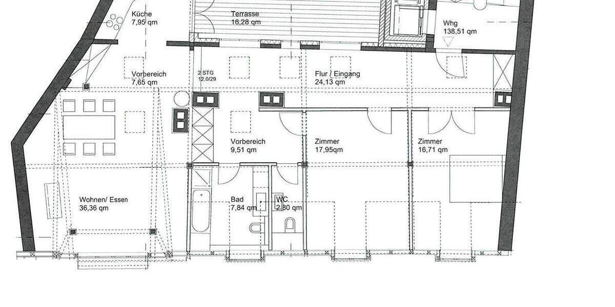 Etagenwohnung München Altstadt-Lehel - 3 Zimmer, 132 m&sup2;, 4.800&euro; | Angebot:24775671