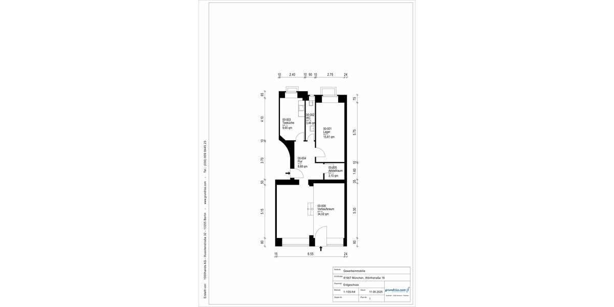 Ladengeschäft am Bordeauxplatz - 4,5 % Rendite möglich 3 zimmer