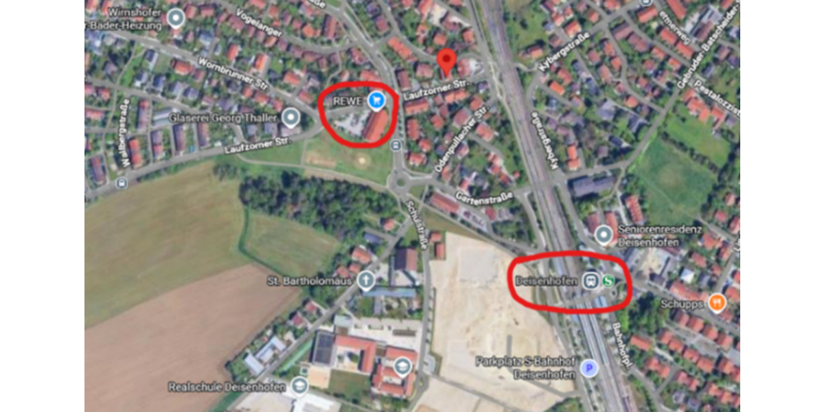 Etagenwohnung Oberhaching Deisenhofen - 1 Zimmer, 29 m&sup2;, 580&euro; | Angebot:25639237