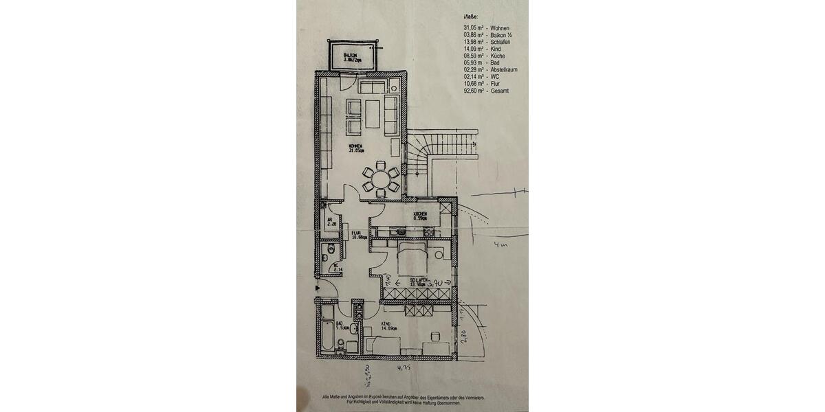 Etagenwohnung München Giesing - 3 Zimmer, 93 m&sup2;, 929.000&euro; | Angebot:27109234