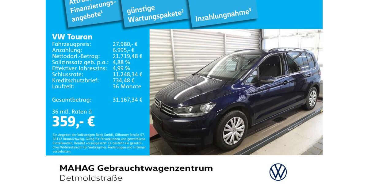 VW Touran 89.180 km 27.980 &euro; München 80935