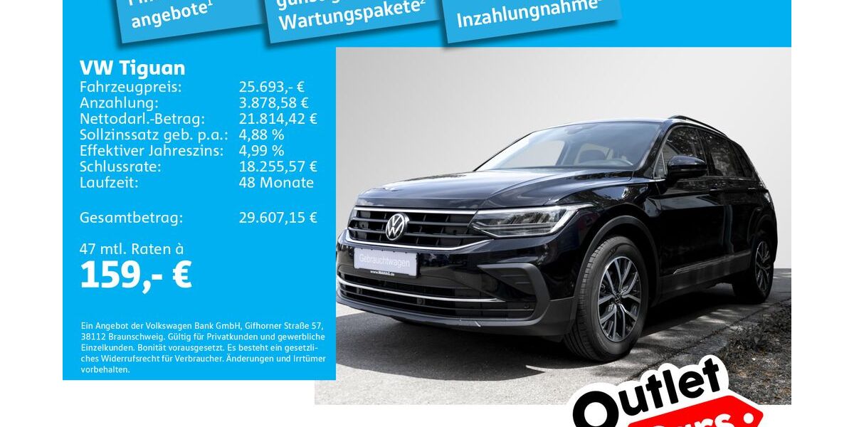 VW Tiguan 48.866 km 25.693 &euro; Dachau 85221
