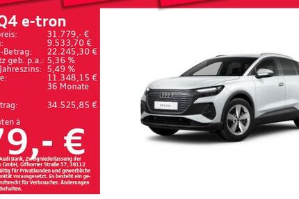 Audi Q4 e-tron 28.309 km 30.488 &euro; München 80935