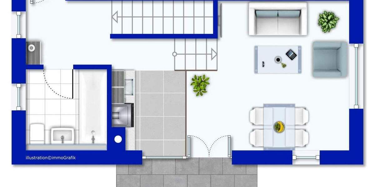 Etagenwohnung München Trudering-Riem - 2 Zimmer, 50 m&sup2;, 370.000&euro; | Angebot:25686689
