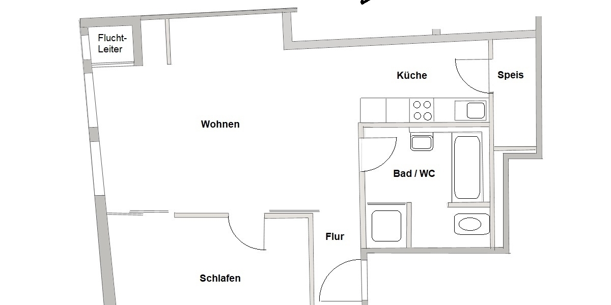 Zentral in München: moderne Wohnung im alten Hof in Erbpacht - Etagenwohnung München Altstadt-Lehel | Angebot:26110086