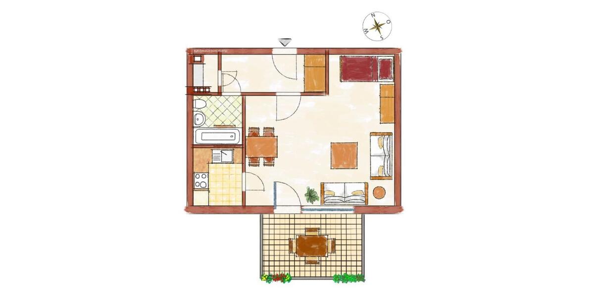 Erdgeschoßwohnung Dachau - 1 Zimmer, 40 m&sup2;, 1.100&euro; | Angebot:26266940