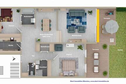 Wohnung Haar - 3 Zimmer, 136 m&sup2;, 749.000&euro; | Angebot:25064115