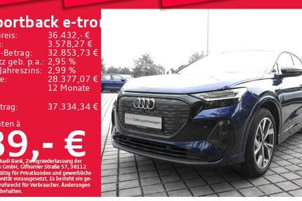 Audi Q4 e-tron 9.443 km 35.214 &euro; München 80935