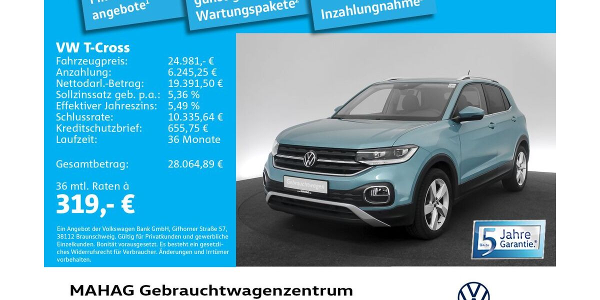 VW T-Cross 19.630 km 22.871 &euro; München 80935