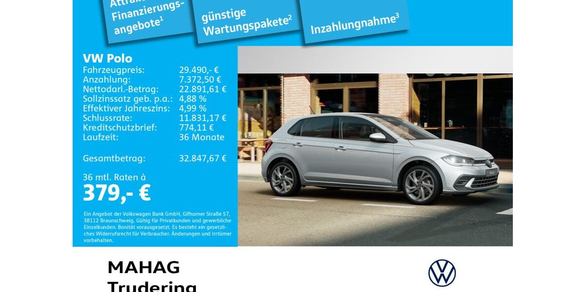 VW Polo 3.000 km 29.490 &euro; München 81825