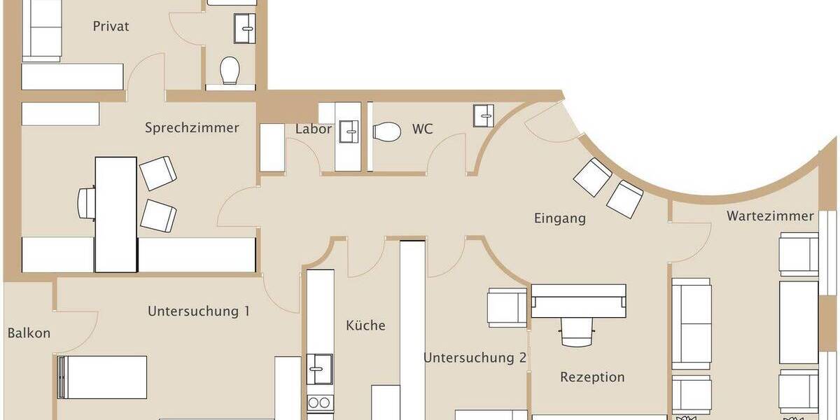 Gewerbeobjekt München Neuhausen-Nymphenburg - 6 Zimmer, 127 m&sup2;, 1.198.000&euro; | Angebot:26188319