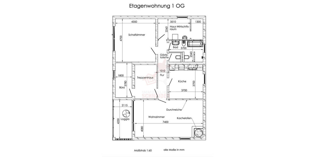 Etagenwohnung München Trudering-Riem - 2 Zimmer, 101 m&sup2;, 1.490&euro; | Angebot:26108086