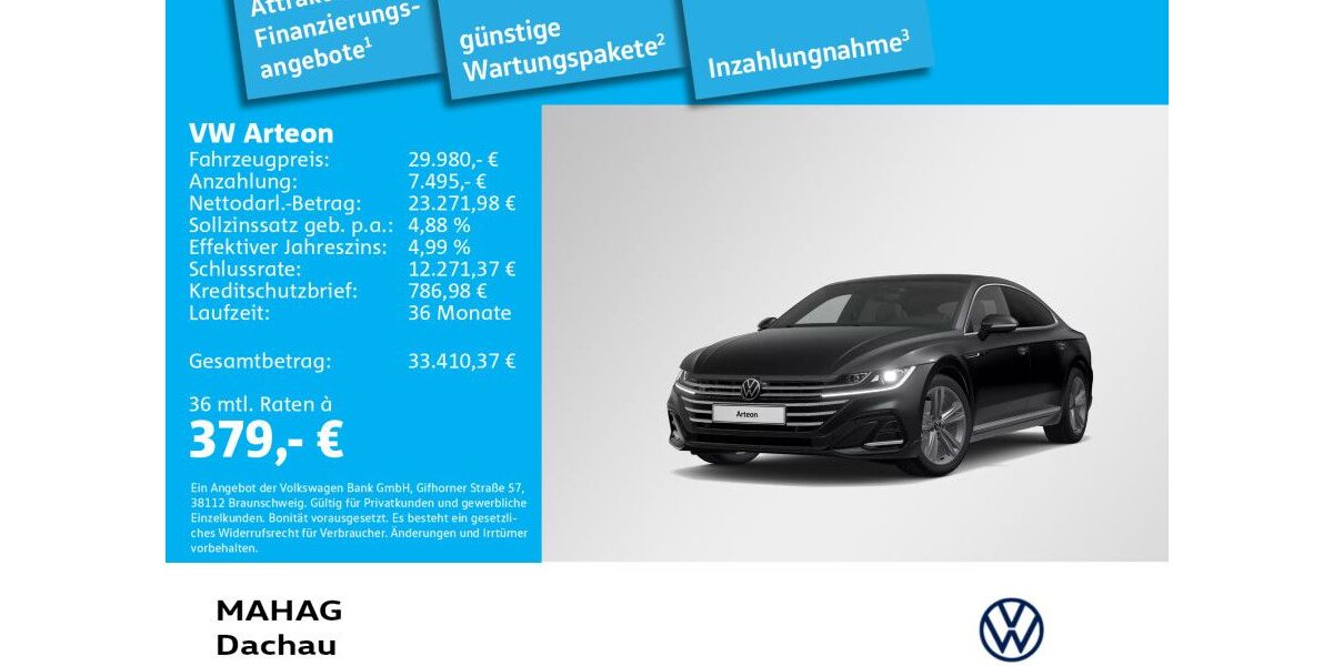 VW Arteon 41.472 km 29.980 &euro; Dachau 85221