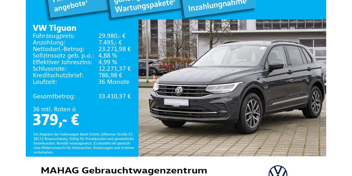 VW Tiguan 34.723 km 29.980 &euro; München 80935
