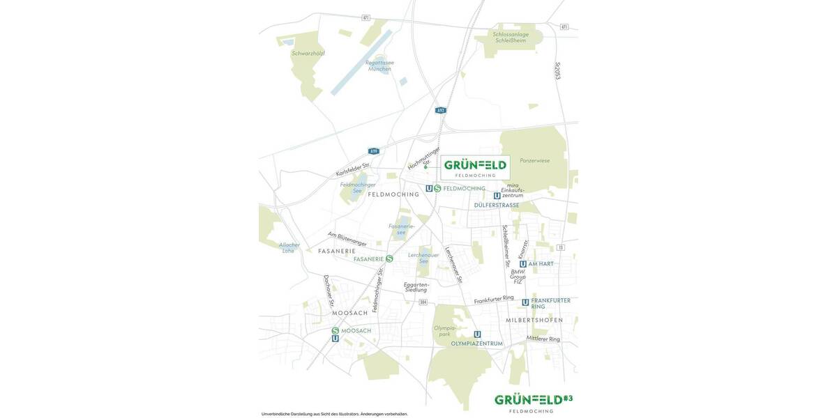 Etagenwohnung München Feldmoching-Hasenbergl - 4 Zimmer, 94 m&sup2;, 899.000&euro; | Angebot:26358388