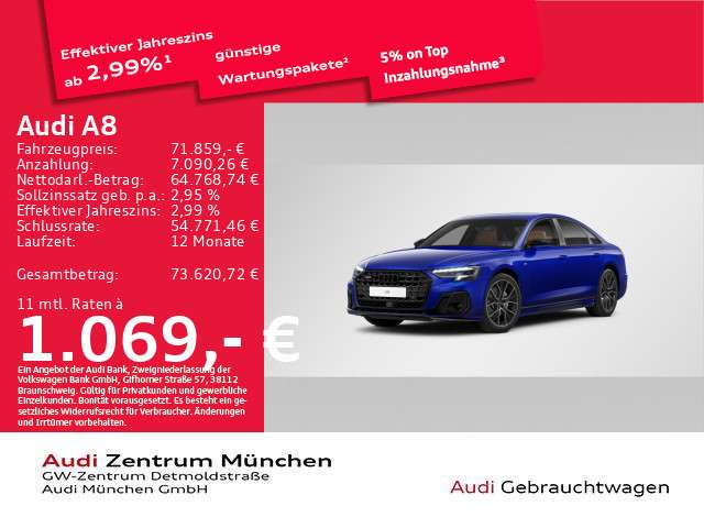 Audi A8 43.061 km 70.483 &euro; München 80935