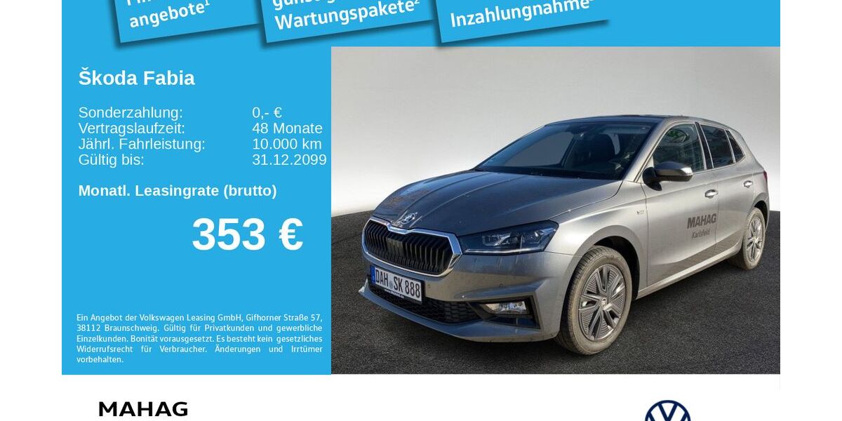 Skoda Fabia 3.000 km 26.259 &euro; Dachau 85221
