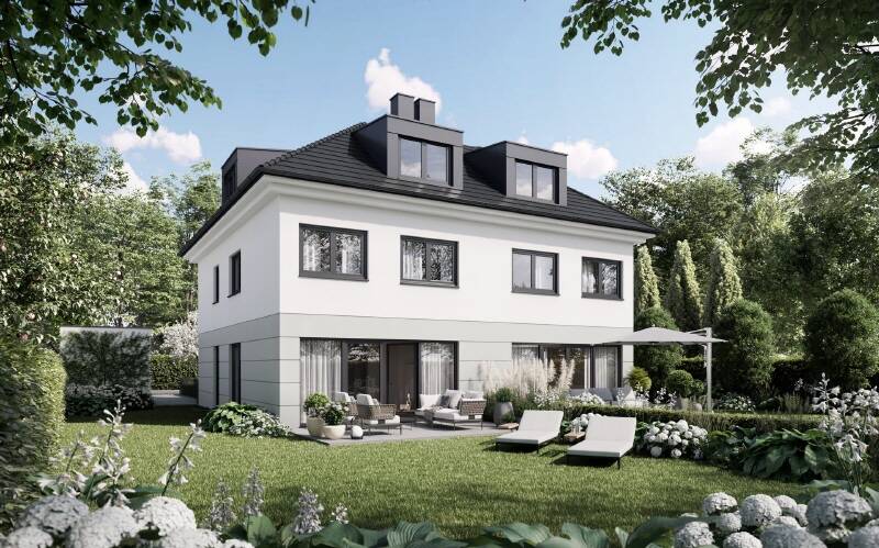 Moderne-Neubau-Doppelhaushälfte, realgeteiltes Grundstück, attraktive und grüne Bestwohnlage!!!