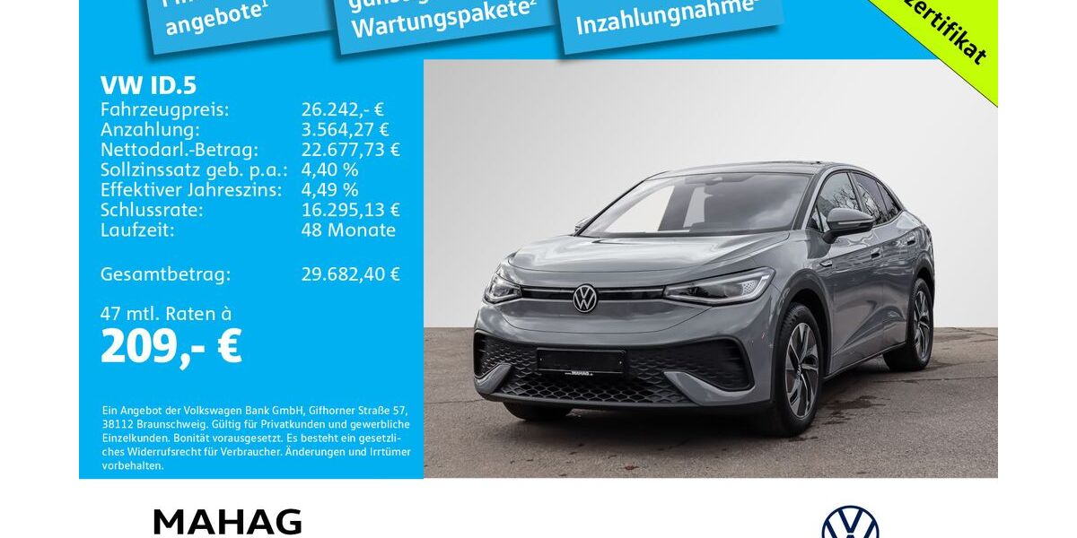 VW ID.5 31.852 km 25.873 &euro; München 81825